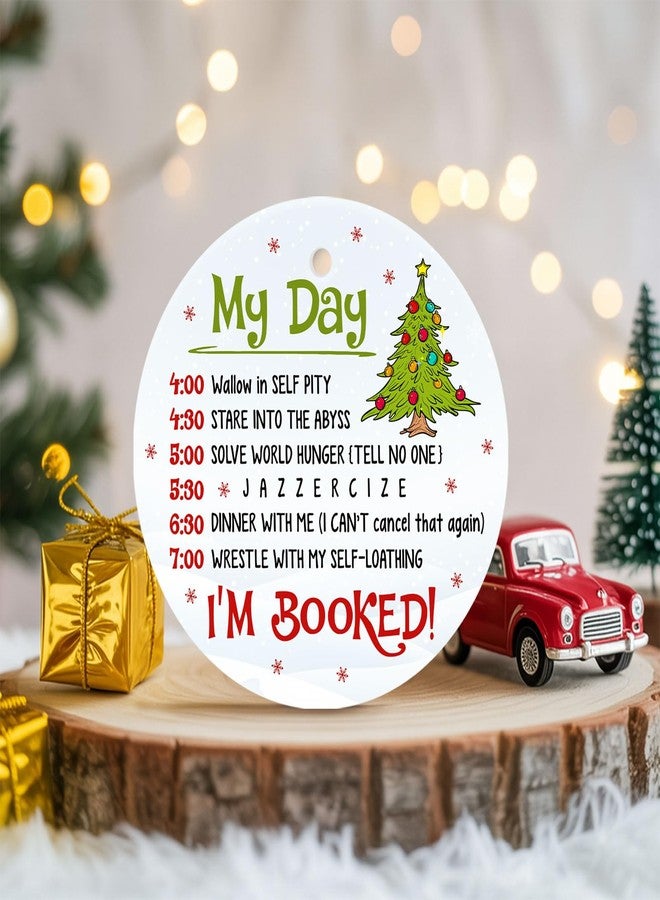 34HD Gifts for Christmas, Cartoon Characters Christmas Ornament Ceramic 2-Side Printed, Christmas Movie Gifts, Christmas Decorations for Trees - Image 4